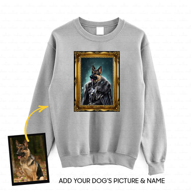 Personalized Dog Gift Idea - Royal Dog's Portrait 13 For Dog Lovers - Standard Crew Neck Sweatshirt